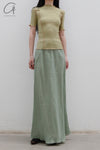 BASERANGE Daidin skirt SKDY-SL-AU23 Salvador green (SKDY-SL-000)